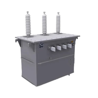 Uch fazali qutbga o'rnatilgan transformator